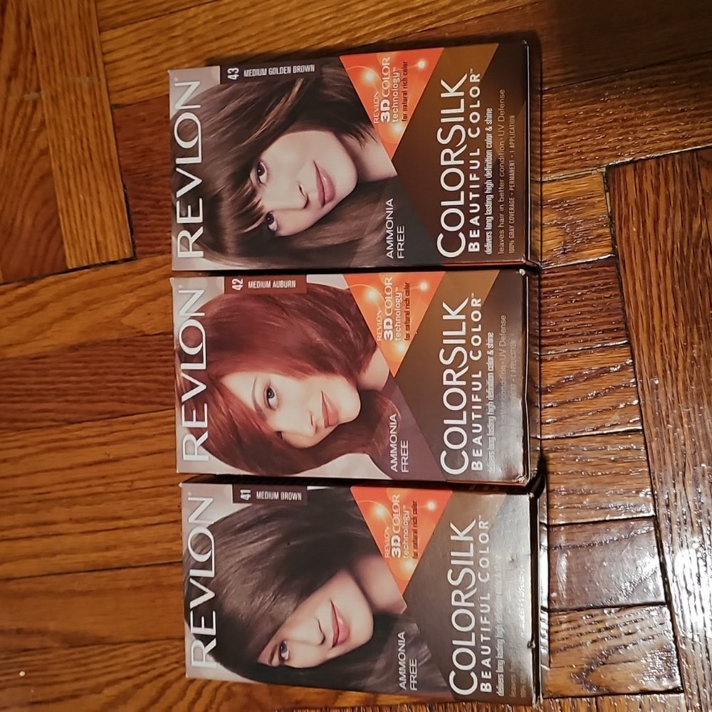 Revlon ColorSilk Hair Color - Dark Brown, Medium Brown, Light Auburn